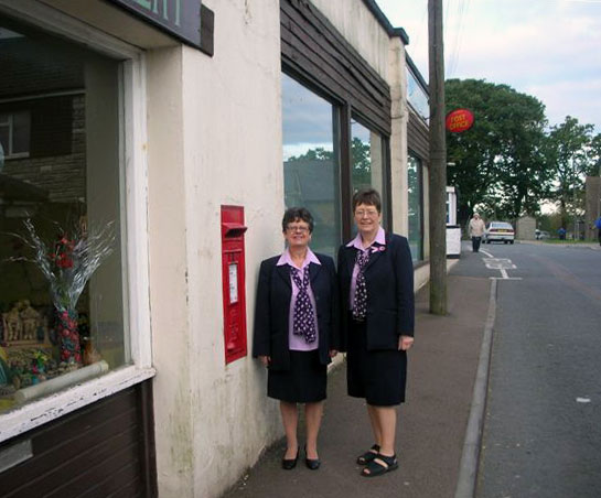 A photo of staff at Family Affair Post Office in 2008