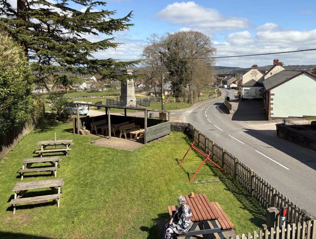 A photo showing The view from the Coffee Shop